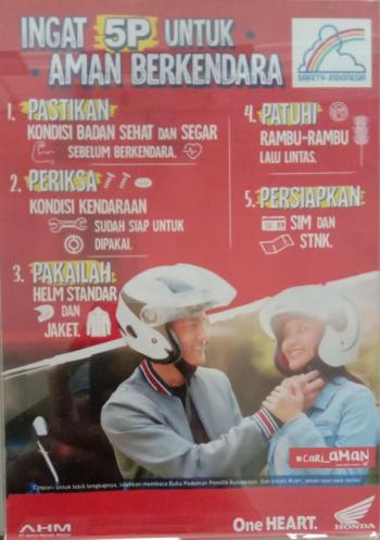 Ingat 5P Untuk Aman Berkendara